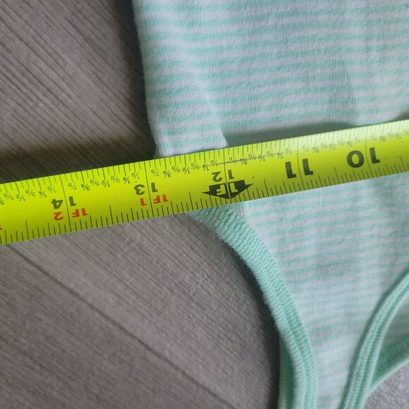 Levi's Women's Mint Green Striped Tank Top - Size S - Picture 6 of 6